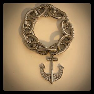 Silver Anchor Bracelet